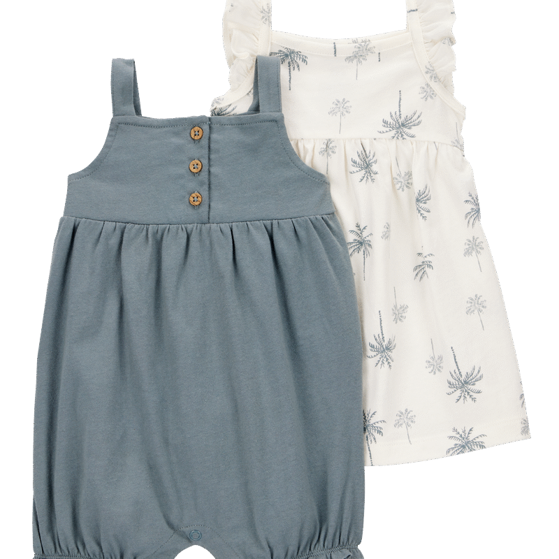Baby 2-Piece Dress & Romper Set